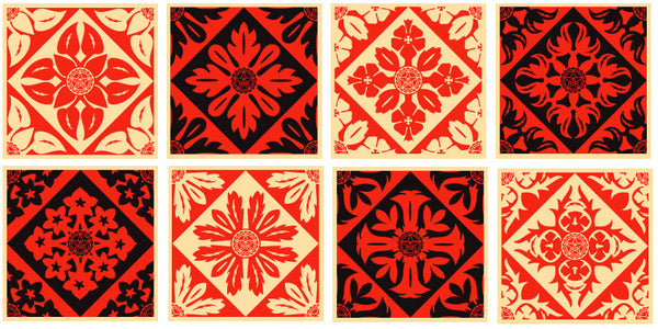 Shepard Fairey "Floral Pattern" Set