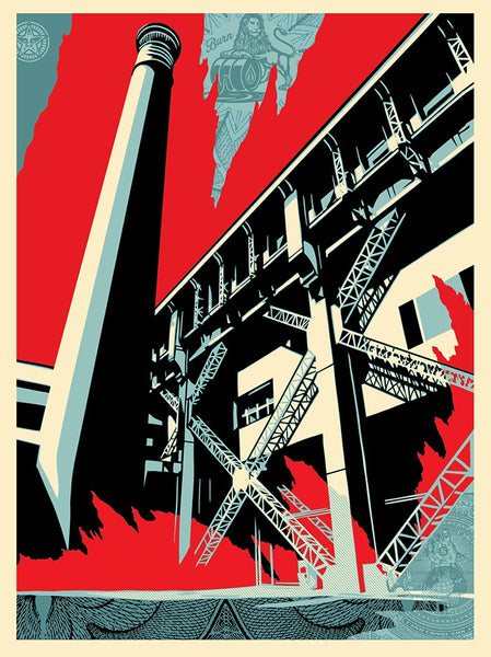 Shepard Fairey "Fossil Factory"