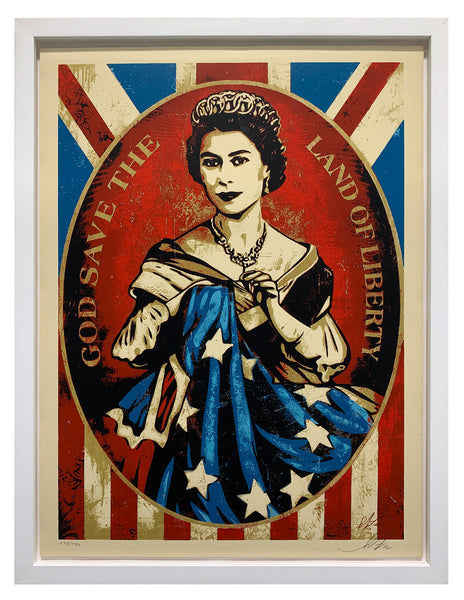 Shepard Fairey "God Save The Queen" (Framed)