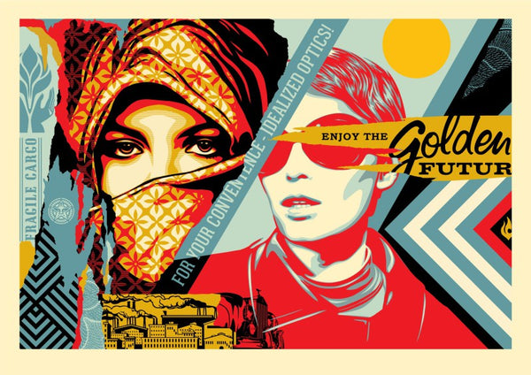 Shepard Fairey "Golden Future" Large Format