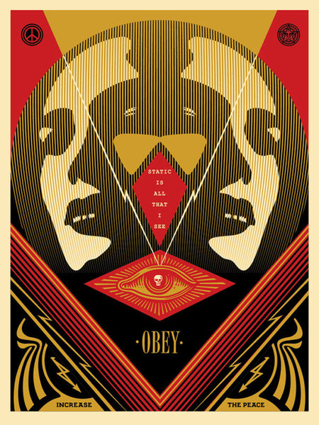 Shepard Fairey "I See Static" (Red)