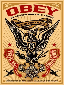 Shepard Fairey "Lesser Gods Eagle"