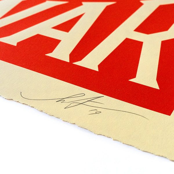 Shepard Fairey "Make Art Not War" Large Format