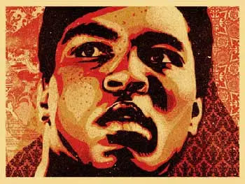 Shepard Fairey "Muhammad Ali"