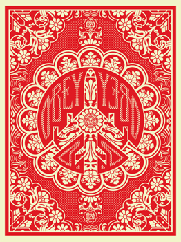 Shepard Fairey "Peace Bomber" (Red)
