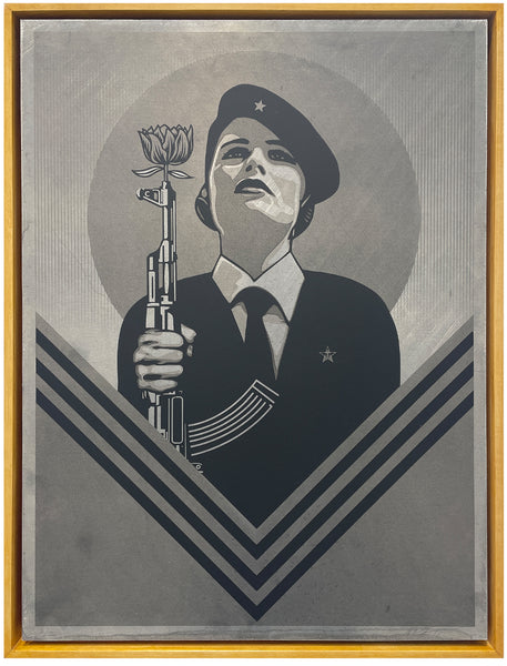 Shepard Fairey “Peace Guard 2” (Metal)