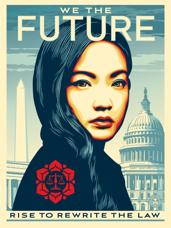 Shepard Fairey "We The Future" (Rise To Rewrite The Law)