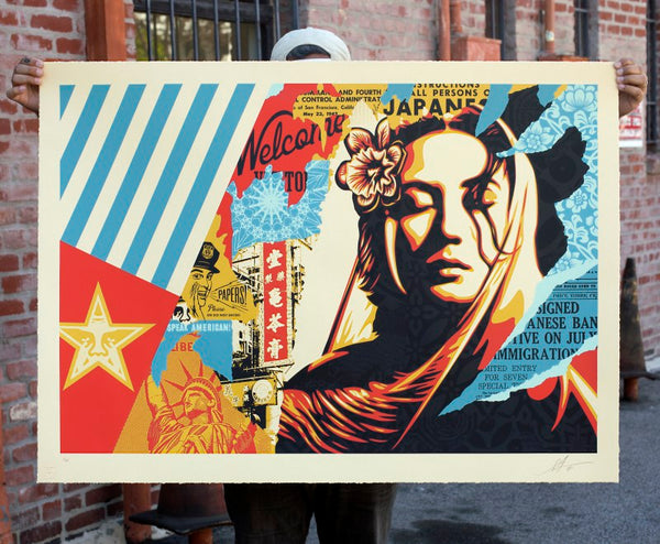 Shepard Fairey "Welcome Visitor" Large Format