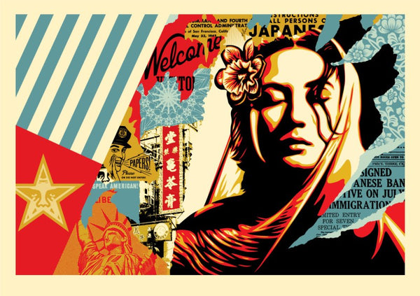 Shepard Fairey "Welcome Visitor" Large Format