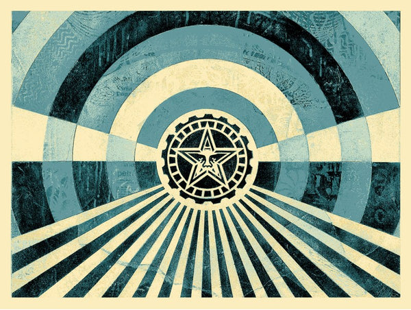 Shepard Fairey "Tunnel Vision" 2nd Edition (Blue)