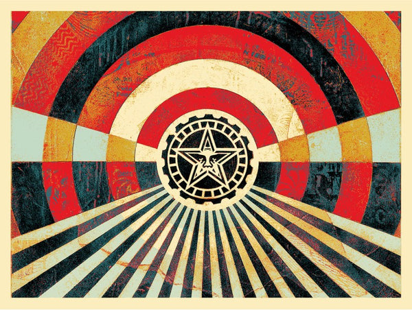 Shepard Fairey "Tunnel Vision" 2nd Edition (Gold)