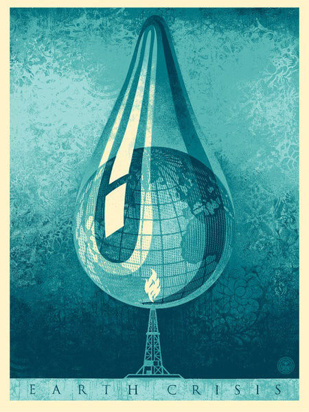 Shepard Fairey "Earth Crisis Drop"