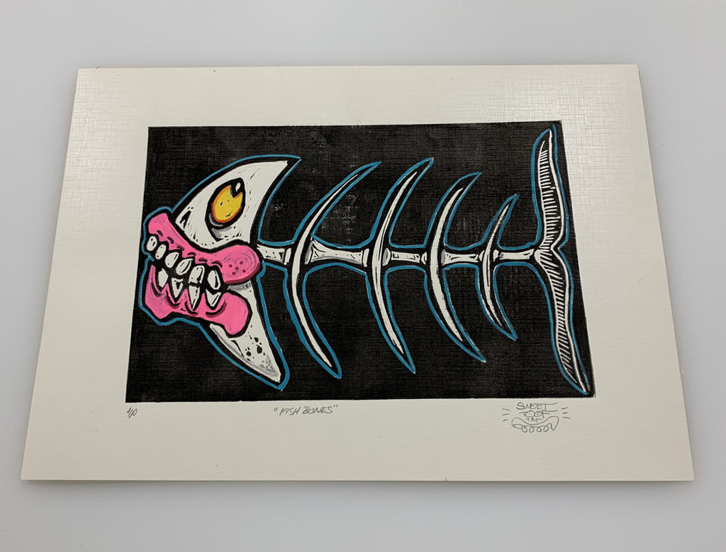 Sweet Toof "Fish Bones" Print