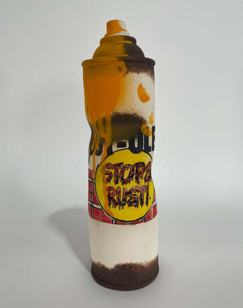 Tim Kowalczyk "Rusto Spray Can" Bottle (Orange) #3