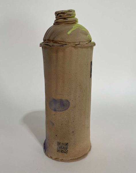 Tim Kowalczyk "Rusto Spray Can" Sculpture (Lime) #1