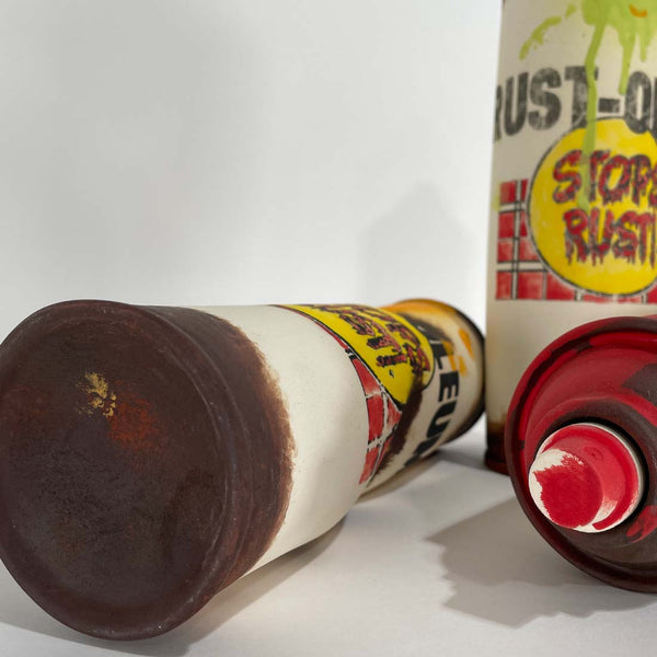 Tim Kowalczyk "Rusto Spray Can" Bottle (Orange) #3