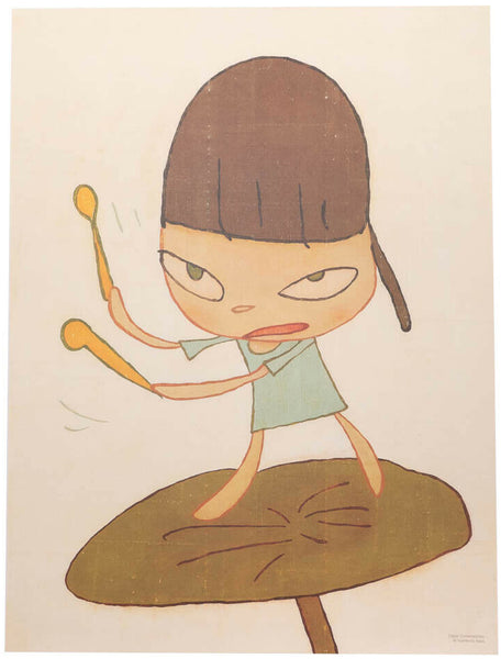 Yoshitomo Nara "Marching On a Butterbur Leaf"