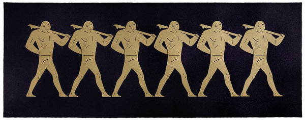 Cleon Peterson "Marchers" (Black)