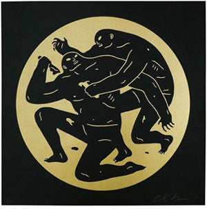 Cleon Peterson “Destroying The Weak 1” Gold