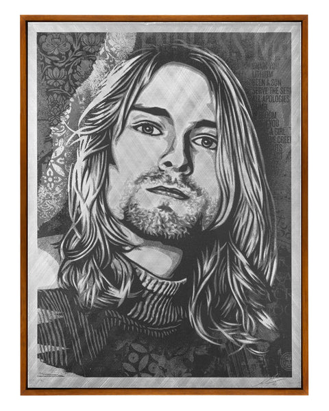 Shepard Fairey “Kurt Cobain - Endless Nameless” (Metal)