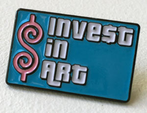 Invest In Art Pin - Miami Vice Edition