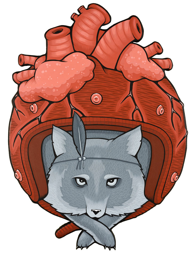 Jeremy Fish "Heart Helmet"