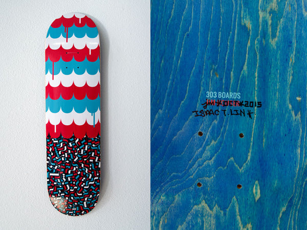 Jim Houser & Isaac Tin Wei Lin Collab Skateboard