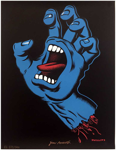 Jim Phillips – Screaming Hand Print