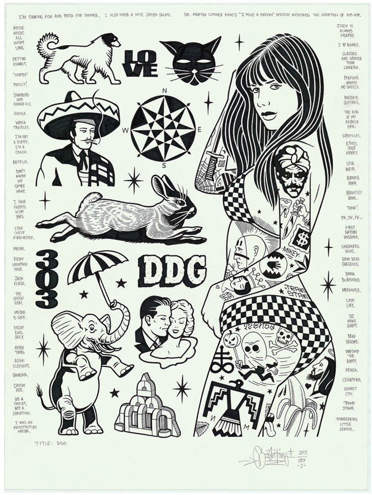 Mike Giant - "DDG" Drawing