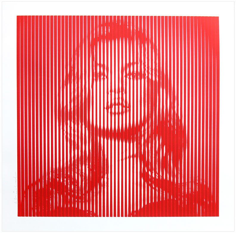 Mr Brainwash "Fame Moss - Red on Red"