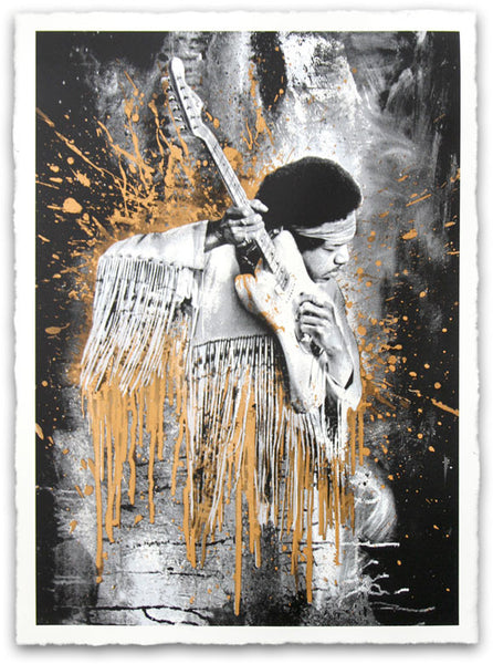 Mr Brainwash Jimi (Gold)