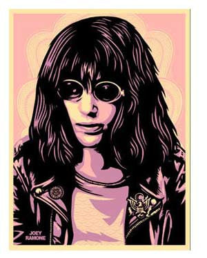 Shepard Fairey "Joey Ramone" (Pink)