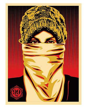 Shepard Fairey "Occupy Protestor"