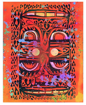 Phil Frost "Untitled Neon" Orange