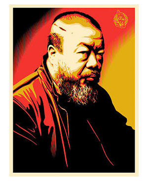 Shepard Fairey "Ai WeiWei: Cost of Expression"