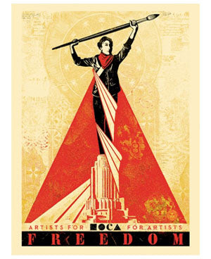Shepard Fairey "Artists For Freedom"