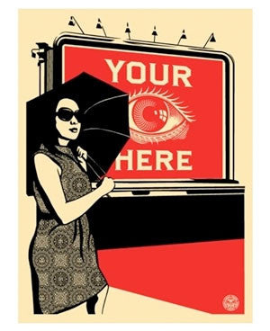 Shepard Fairey "Billboard" (Eye)