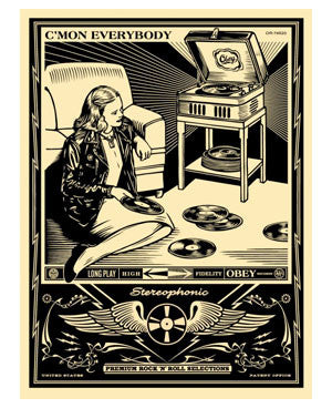 Shepard Fairey "C'mon Everybody"