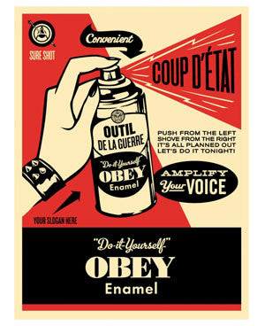 Shepard Fairey "Obey Coup D'Etat"