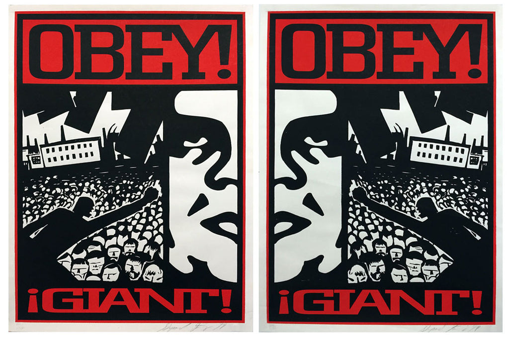 Shepard Fairey - Crowd 1 & 2