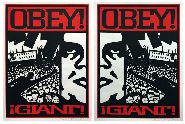 Shepard Fairey - Crowd 1 & 2