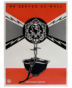 Shepard Fairey "Disposable Heroes" (Exhibit A)