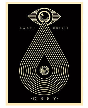 Shepard Fairey "Earth Crisis" (Black)