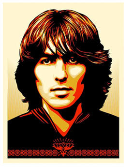 Shepard Fairey "Poster for George" (Red)