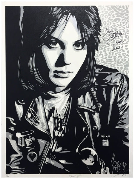 Shepard Fairey "Joan Jett The Runaway"