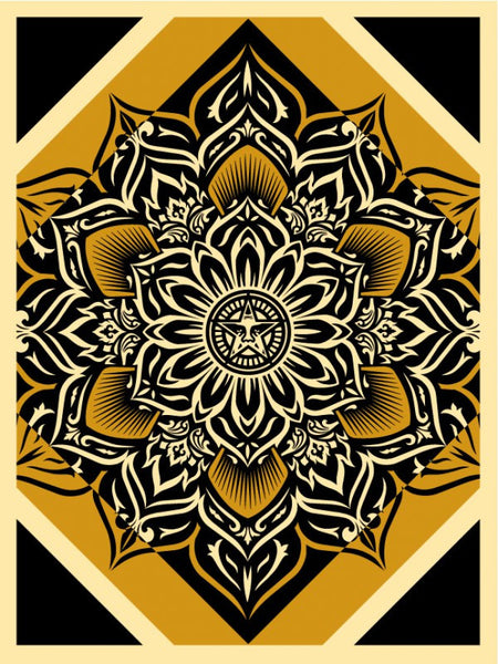 Shepard Fairey "Lotus Diamond" (Gold)