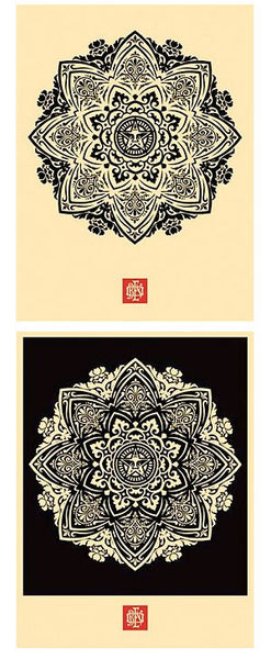 Shepard Fairey Mandala Ornament 1 Set