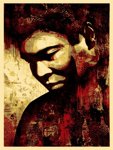 Shepard Fairey "Ali Canvas Print"