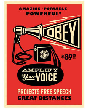 Shepard Fairey "Obey Megaphone"