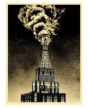 Shepard Fairey "Oil & Gas Building"